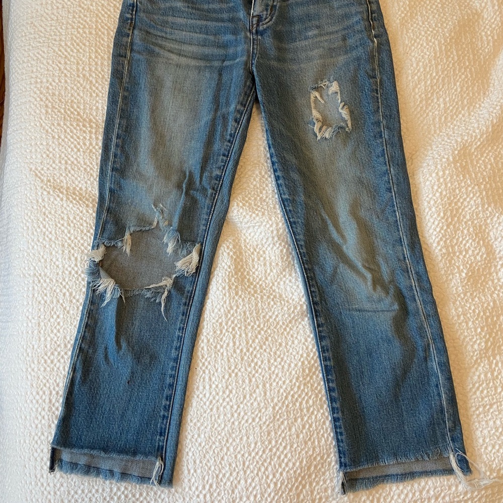 Madewell high-waisted slim boyjean